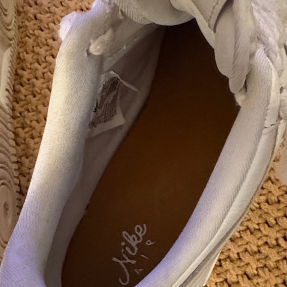 Nike Air Force 1 low 07 LV8-NEEDLEWORK" SAIL-MET SILVER women’s SZ 10 - Picture 5 of 6